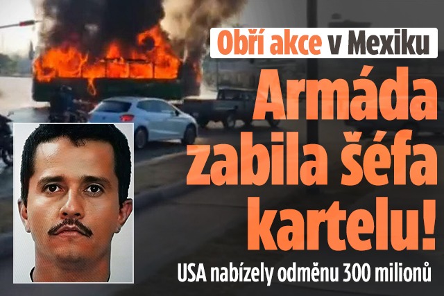 Banner ke žhavému tématu: Mexická armáda zabila šéfa kartelu: USA ...