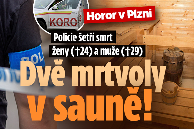 Banner ke žhavému tématu: Horor v Plzni: Dvě mrtvoly v sauně!