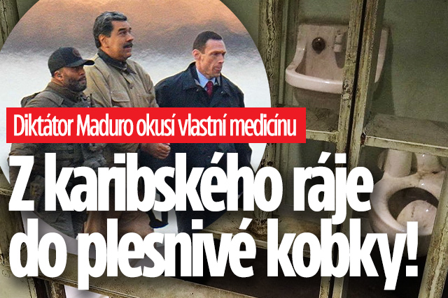 Banner ke žhavému tématu: Diktátor Maduro míří z karibského ráje ...