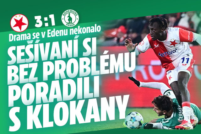Banner ke žhavému tématu: Slavia - Bohemians 3:1: Vršovické derby ...