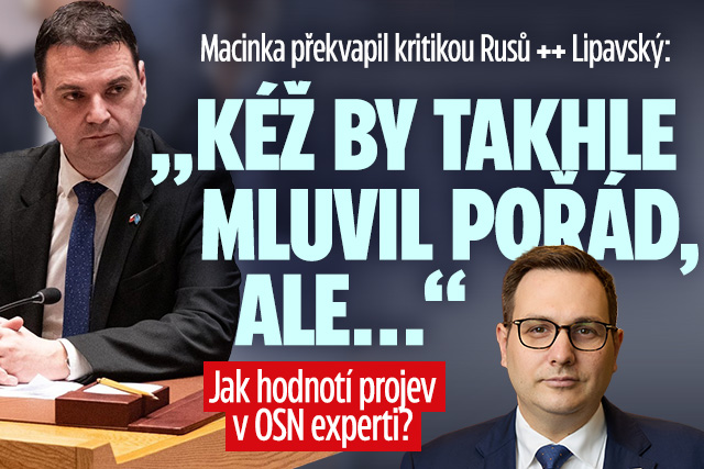Banner ke žhavému tématu: Macinka překvapil kritikou Rusů. Co na ...