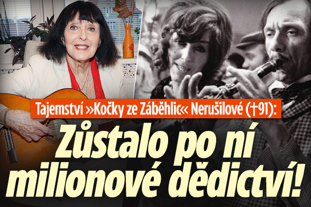 Banner ke žhavému tématu: Tajemství Nerušilové (†91): Zůstalo po ...