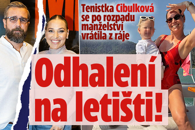 Banner ke žhavému tématu: Rozvádějící se Cibulková na útěku v ...