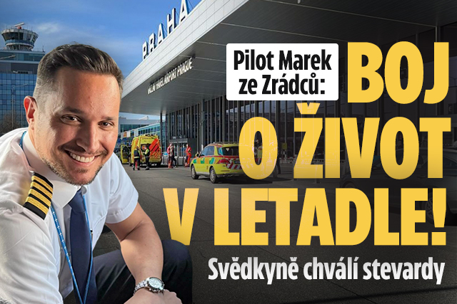 Banner ke žhavému tématu: Pilot Marek ze Zrádců: Boj o život v ...