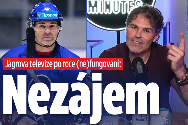 Banner ke žhavému tématu: Jágrova televize po roce (ne)fungování: ...