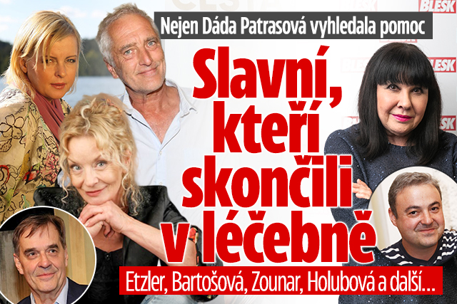 Nejen Dáda vyhledala pomoc: Slavní, kteří skončili v léčebně