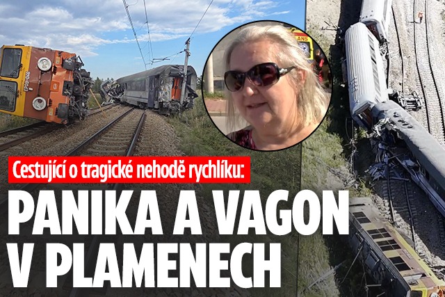 Banner ke žhavému tématu: Cestující o nehodě rychlíku: Panika a ...