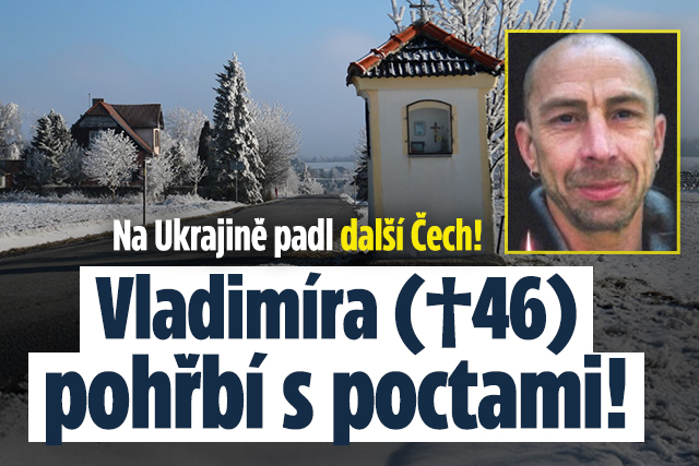 Banner ke žhavému tématu: Na Ukrajině padl další Čech! Vladimíra ...