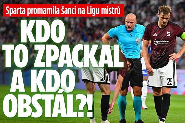 Banner ke žhavému tématu: Sparta promarnila šanci na LM: Kdo to ...