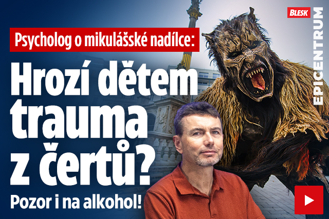 Banner ke žhavému tématu: Psycholog o čertech: Hrozí dětem ...