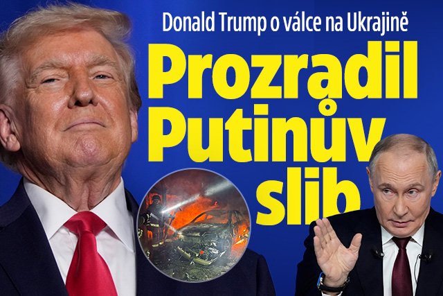 Banner ke žhavému tématu: Donald Trump: Prozradil Putinův slib