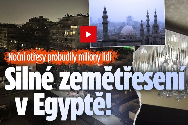 Banner ke žhavému tématu: Silné zemětřesení v Egyptě: Nemocnice ...