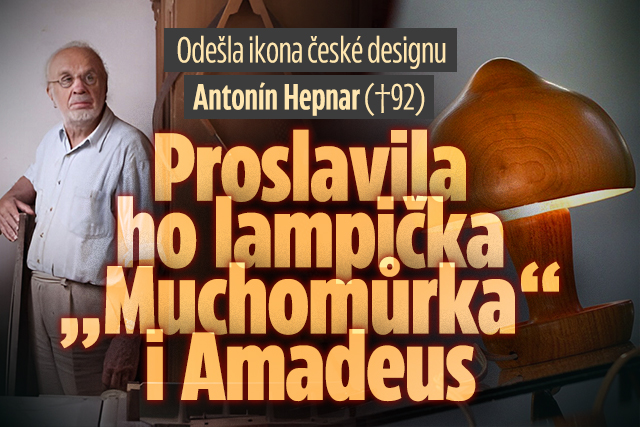 Zemřel designér Antonín Hepnar: Proslavila ho „Muchomůrka“