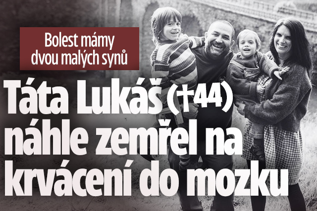 Banner ke žhavému tématu: Bolest mámy dvou malých synů: Táta ...