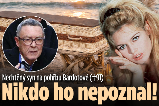 Banner ke žhavému tématu: Nechtěný syn na pohřbu Bardotové (†91): ...