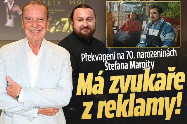 Banner ke žhavému tématu: Překvapení na sedmdesátinách Margity: ...
