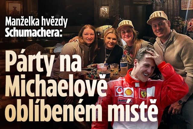 Banner ke žhavému tématu: Manželka Schumachera: Párty na ...