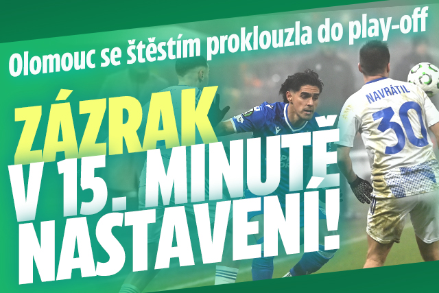 Banner ke žhavému tématu: Olomouc proklouzla do play-off: Zázrak ...