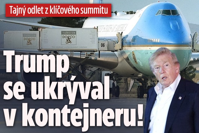 Banner ke žhavému tématu: Tajný odlet ze summitu NATO: Trump se ...