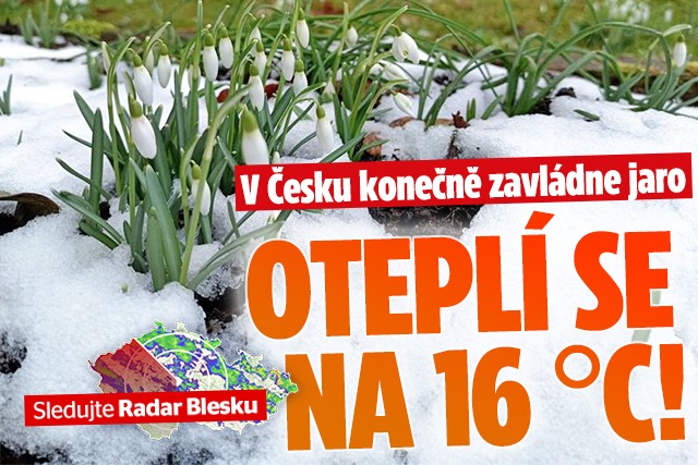 Banner ke žhavému tématu: V Česku konečně zavládne jaro: Oteplí ...