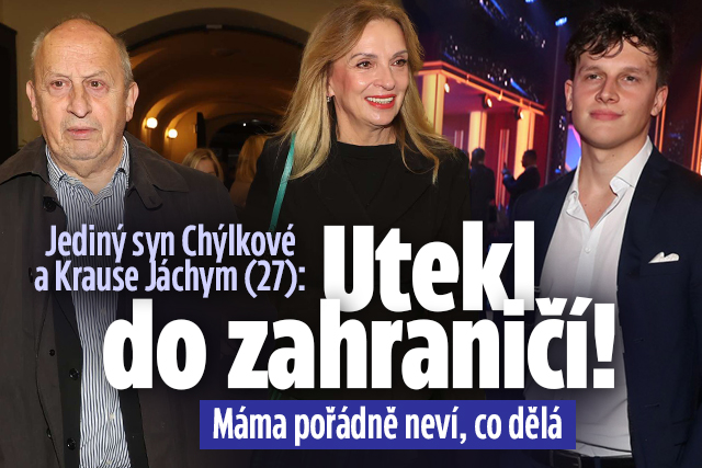 Banner ke žhavému tématu: Syn Chýlkové a Krause: Utekl do ...