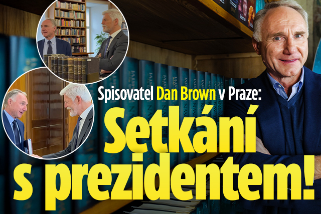 Banner ke žhavému tématu: Spisovatel Dan Brown v Praze: Setkání s ...