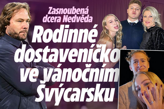 Banner ke žhavému tématu: Dcera Nedvěda: Rodinné dostaveníčko ve ...
