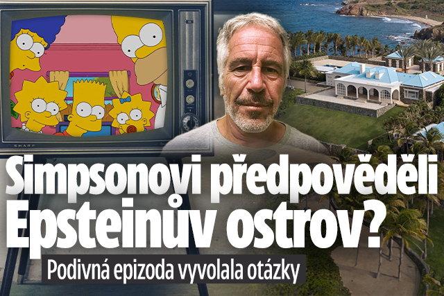 Banner ke žhavému tématu: Simpsonovi předpověděli Epsteinův ...