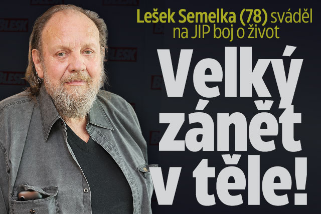Banner ke žhavému tématu: Lešek Semelka (78) sváděl na JIP boj o ...