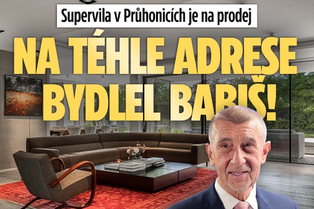 Banner ke žhavému tématu: Bydlel tu i Babiš: Unikátní vila v ...