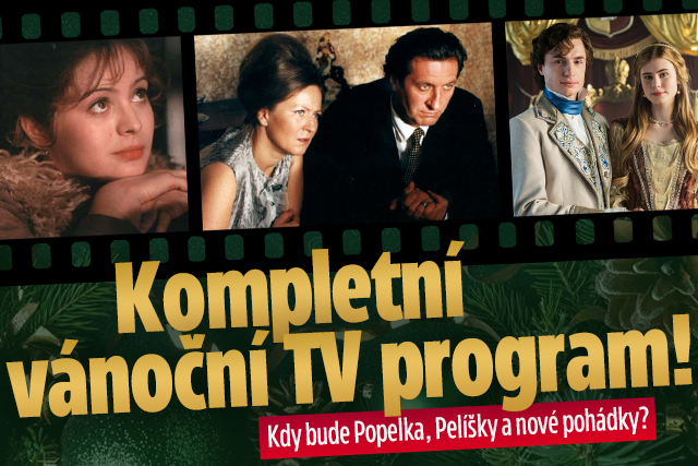 Banner ke žhavému tématu: Vánoční TV program: Kdy bude Popelka, ...