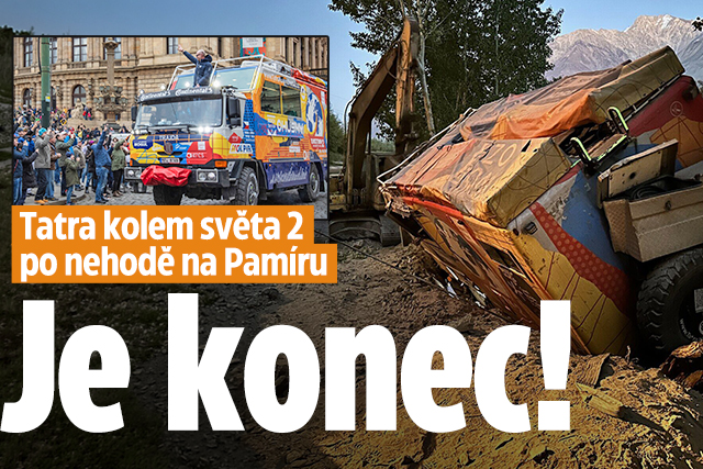 Banner ke žhavému tématu: Tatra kolem světa 2 po nehodě na ...