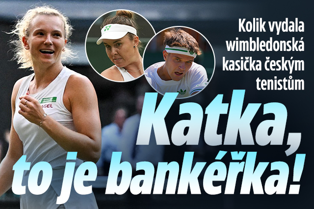 Kolik vydala wimbledonská kasička Čechům: Královna Katka