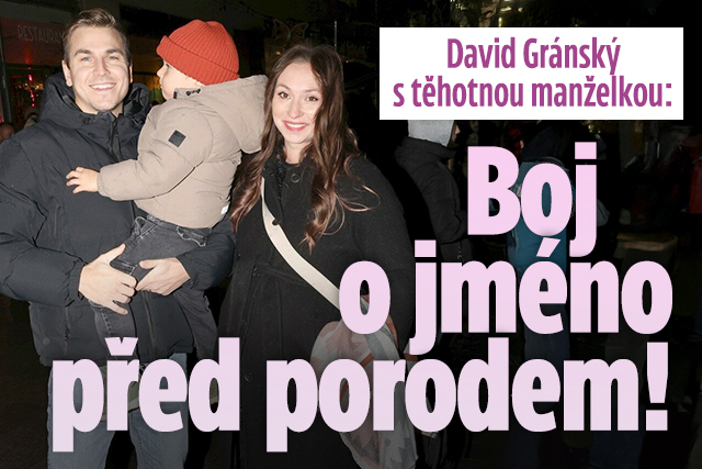 Banner ke žhavému tématu: David Gránský s těhotnou manželkou: Boj ...