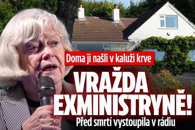 Banner ke žhavému tématu: Vražda exministryně! Před smrtí ...