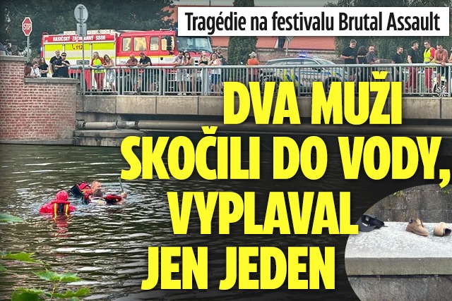 Banner ke žhavému tématu: Na festivalu Brutal Assault se utopil ...