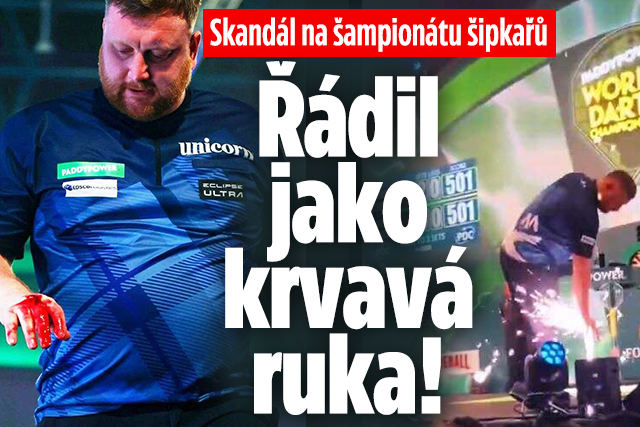 Banner ke žhavému tématu: Skandál na šampionátu šipkařů: Řádil ...