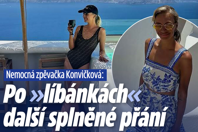 Banner ke žhavému tématu: Nemocná Konvičková: Po »líbánkách« ...