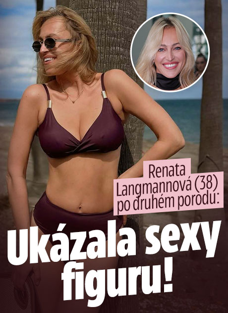 Renata Langmannová po druhém porodu: Ukázala sexy figuru!