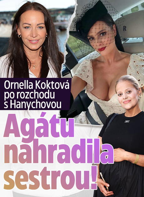 Banner ke žhavému tématu: Ornella po rozchodu s Hanychovou: Agátu ...
