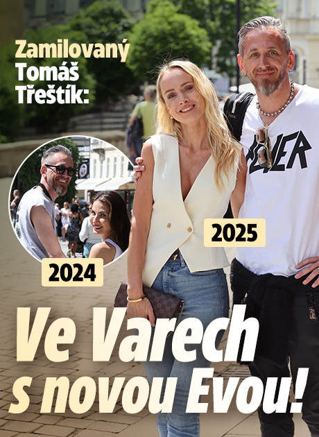 amilovaný Tomáš Třeštík: Ve Varech s novou Evou