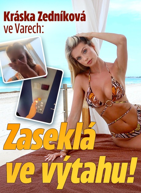 Banner ke žhavému tématu: Kráska Zedníková ve Varech zažila ...