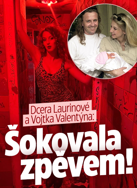 Banner ke žhavému tématu: Dcera Laurinové a Vojtka Valentýna: ...