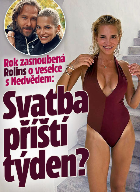 Banner ke žhavému tématu: Zasnoubená Rolins o veselce s Nedvědem: ...