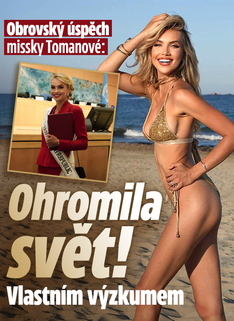 Banner ke žhavému tématu: Obrovský úspěch missky Tomanové: ...