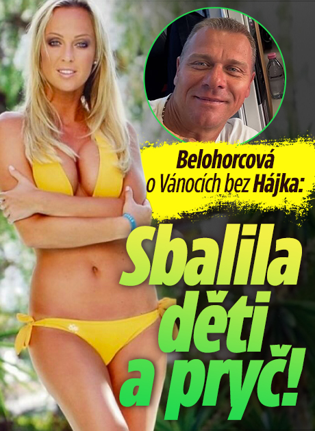 Banner ke žhavému tématu: První Vánoce Belohorcové bez Hájka: ...