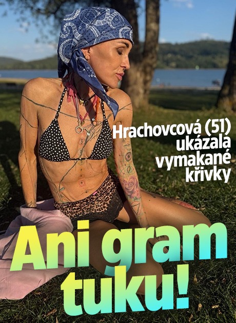 Banner ke žhavému tématu: Hrachovcová (51) ukázala vymakané ...