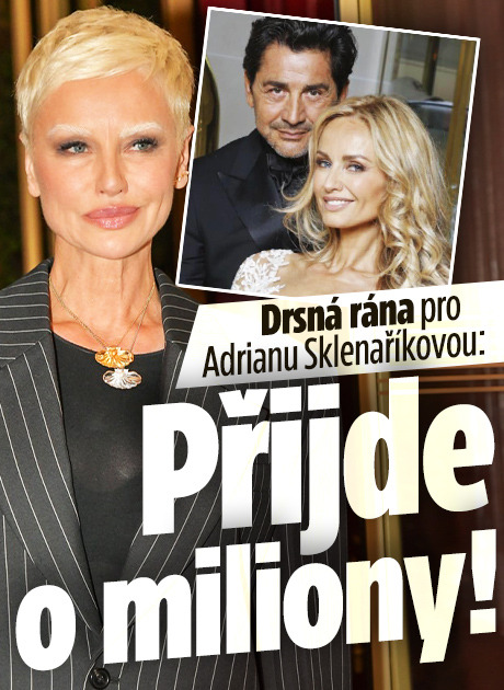 Banner ke žhavému tématu: Drsná rána pro Adrianu Sklenaříkovou: ...