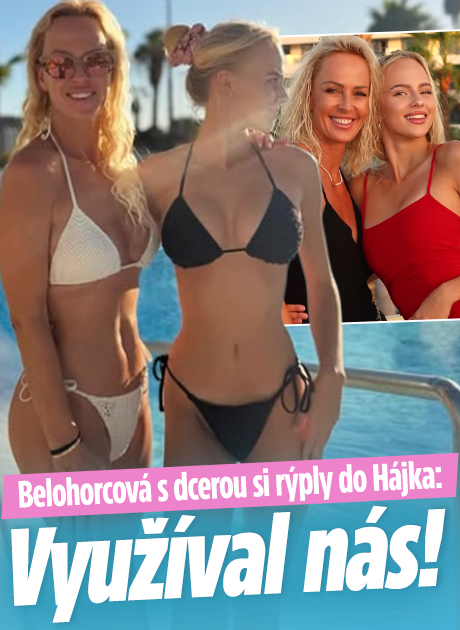 Banner ke žhavému tématu: Belohorcová s dcerou si rýply do Hájka: ...