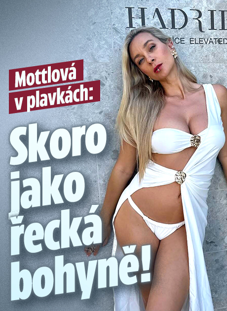 Mottlová v plavkách: Skoro jako řecká bohyně
